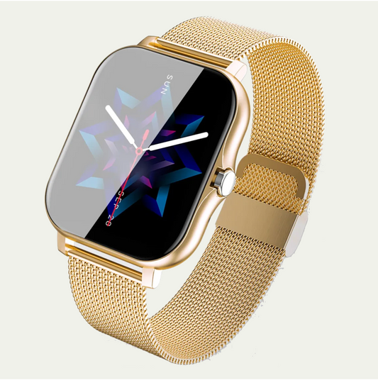 Gold Mesh Smartwatch